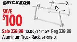 Canadian Tire ERICKSON Aluminum Truck Rack offer