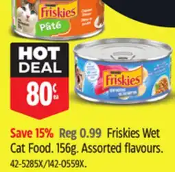 Canadian Tire Friskies Wet Cat Food offer