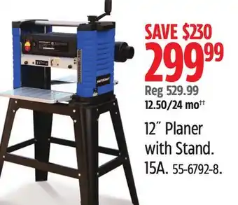 Canadian Tire 12˝ Planer with Stand offer
