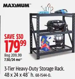 Canadian Tire MAXIMUM 3-Tier Heavy-Duty Storage Rack offer