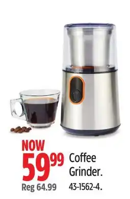 Canadian Tire VIDA Coffee Grinder offer