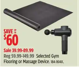 Canadian Tire Gaiam Selected Gym Flooring or Massage Device offer