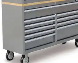 Canadian Tire 56˝10-Drawer Cabinet with Butcher-Block Top. Up to 1200-lb caster capacity offer