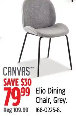 Canadian Tire Canvas Elio Dining Chair, Grey offer