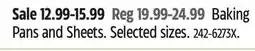 Canadian Tire Wilton Pans and Sheets offer