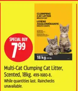 Canadian Tire Multi-Cat Clumping Cat Litter, Scented offer