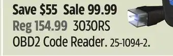 Canadian Tire 3030 RSOBD2 Code Reader offer