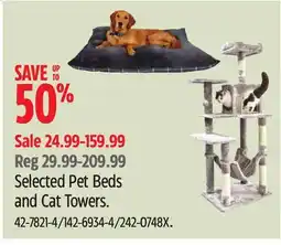 Canadian Tire Petco Selected Pet Beds and Cat Towers offer