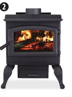 Canadian Tire US Stove Company Wood Stove with Legs, 1,200 sq. ft offer