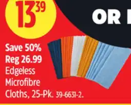 Canadian Tire SIMONIZ Edgeless Microfibre Cloths, 25-Pk offer