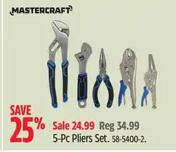 Canadian Tire 5-Pc Pliers Set offer