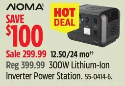 Canadian Tire 300W Lithium-Ion Inverter Power Station offer