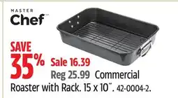 Canadian Tire MASTER Chef Commercial Roaster with Rack offer