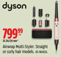 Canadian Tire Dyson Airwrap Multi-Styler. Straight or curly hair models offer