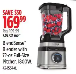 Canadian Tire BlendSense Blender with 72-oz Full-Size Pitcher. 1800W offer