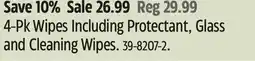 Canadian Tire Armor All 4-Pk Wipes Including Protectant offer