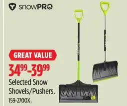 Canadian Tire Yardworks Selected Snow Shovels/Pushers offer