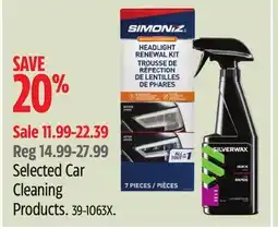 Canadian Tire SIMONIZ Selected Car Cleaning Products offer