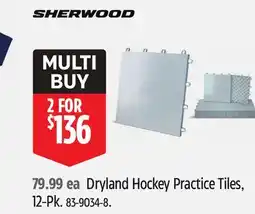 Canadian Tire Sherwood Dryland Hockey Practice Tiles offer