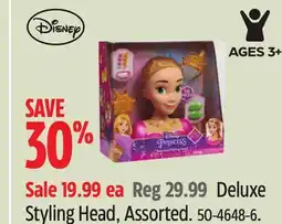 Canadian Tire Disney Deluxe Styling Head, Assorted offer