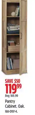 Canadian Tire Sauder Pantry Cabinet offer