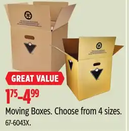 Canadian Tire Canadian Tire Moving Boxes offer