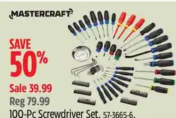 Canadian Tire 100-Pc Screwdriver Set offer