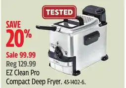 Canadian Tire EZ Clean Pro Compact Deep Fryer offer