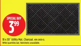 Canadian Tire 18 x 30˝ Utility Mat. Charcoal Multy offer