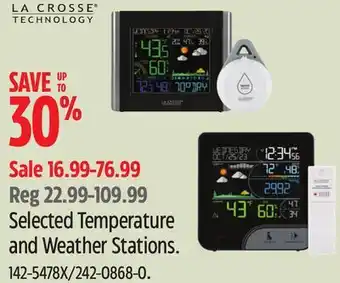 Canadian Tire Temperature and Weather Stations offer