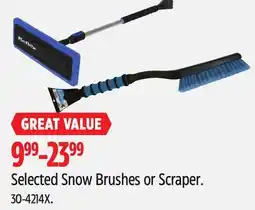 Canadian Tire Mallory Selected Snow Brushes or Scraper offer