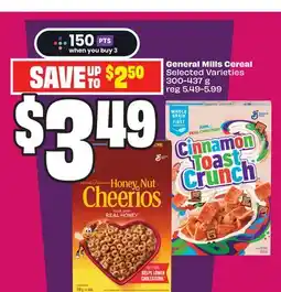 Chalo FreshCo General Mills Cereal Selected Varieties 300-437 g offer