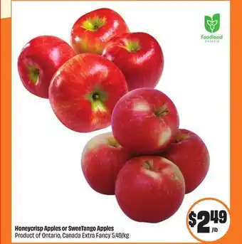 Chalo FreshCo Honeycrisp Apples or SweeTango Apples offer