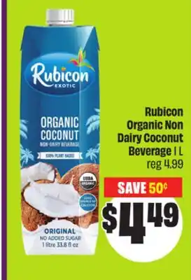 Chalo FreshCo Rubicon Organic Non Dairy Coconut Beverage 1 L offer