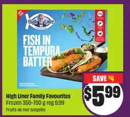 Chalo FreshCo High Liner Family Favourites Frozen 350-700 g offer