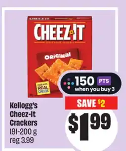 Chalo FreshCo Kellogg's Cheez-It Crackers 191-200 g offer