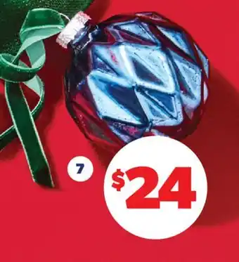 Real Canadian Superstore 18CT 80MM ICE CUBE ORNAMENTS offer