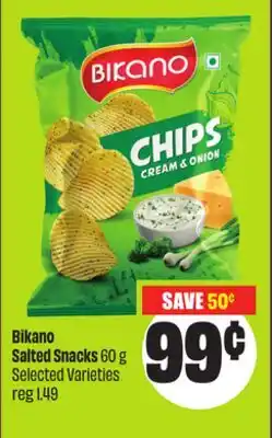 Chalo FreshCo Bikano Salted Snacks 60 g Selected Varieties offer