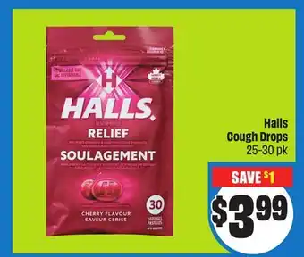 Chalo FreshCo Halls Cough Drops 25-30 pk offer