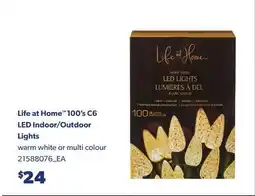 Real Canadian Superstore LIFE AT HOME 100'S C6 LED INDOOR/OUTDOOR LIGHTS offer