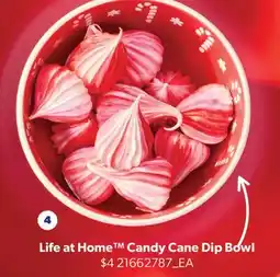 Real Canadian Superstore LIFE AT HOME CANDY CANE DIP BOWL offer