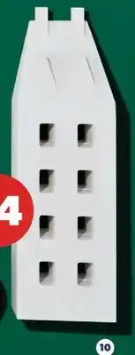 Real Canadian Superstore LIFE AT HOME 12 WOOD HOUSE - WHITE WASH offer