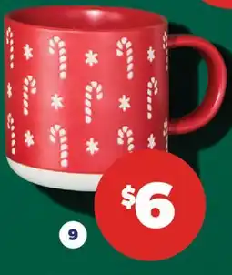Real Canadian Superstore LIFE AT HOME RED HOLIDAY CHEER MUG offer