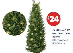 Real Canadian Superstore LIFE AT HOME 18 PINE CONE TABLE TOP TREE offer