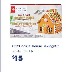 Real Canadian Superstore PC COOKIE HOUSE BAKING KIT offer