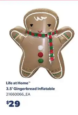 Real Canadian Superstore LIFE AT HOME 3.5' GINGERBREAD INFLATABLE offer