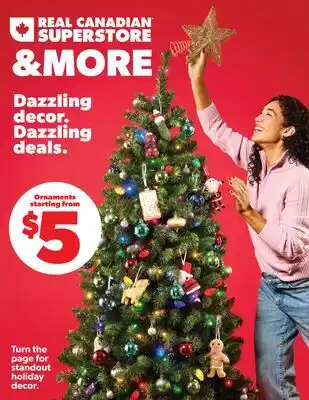 Real Canadian Superstore DAZZLING DECOR. DAZZLING DEALS offer