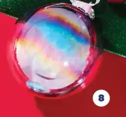 Real Canadian Superstore 4CT FROSTED GLASS ORNAMENTS offer