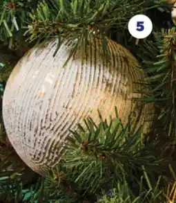 Real Canadian Superstore 6CT 80MM METAL FOIL ORNAMENTS offer