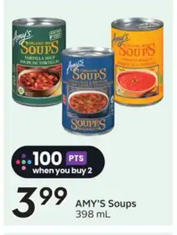 Sobeys AMY'S Soups offer